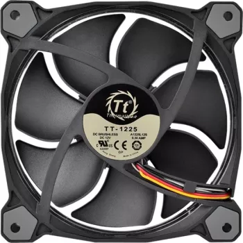 Thermaltake Riing 12 RGB 120mm korpuso ventiliatorius - 256 spalvų LED žiedas, 1500 RPM, hidraulinis guolis