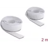 Delock Lipnusis Velcro® tipo diržas 2 m x 20 mm Baltas (19067)