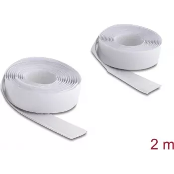Delock Lipnusis Velcro® tipo diržas 2 m x 20 mm Baltas (19067)