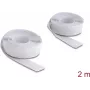 Delock Lipnusis Velcro® tipo diržas 2 m x 20 mm Baltas (19067)