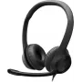Logitech H390 USB ausinės su triukšmą slopinančiu mikrofonu, laidinės, juodos