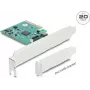 Delock PCI Express x4 Card to 1 x Internal USB 20 Gbps Type-E Key A - Low Profile Form Factor (91070)