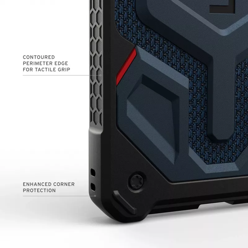 URBAN ARMOR GEAR UAG Monarch Pro Dėklas su Magnetiniu Moduliu, skirtas Samsung Galaxy S26 Ultra (Kevlar Mallard Blue)