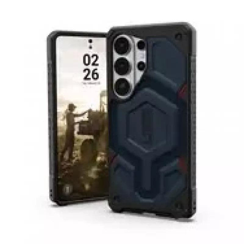URBAN ARMOR GEAR UAG Monarch Pro Dėklas su Magnetiniu Moduliu, skirtas Samsung Galaxy S26 Ultra (Kevlar Mallard Blue)