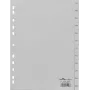 DURABLE Monthly Index A4 January-December Portrait 12-Tab Polypropylene Grey (6514-10)