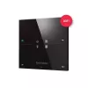 Grenton Smart Panel 4 Touch Fields OLED Display Wi-Fi Black Glass Front