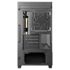 DeepCool CG380U Mid-Tower korpusas, grūdintas stiklas, 3x 120mm ARGB ventiliatoriai, juodas