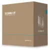 DeepCool CG380U Mid-Tower korpusas, grūdintas stiklas, 3x 120mm ARGB ventiliatoriai, juodas