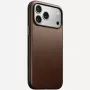 NOMAD Modern Leather Case, skirta iPhone 17 Pro Max, Horween oda, Rustic Brown, suderinama su MagSafe