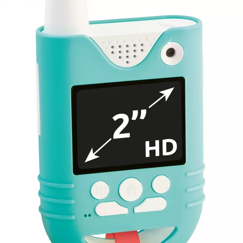 Canal Toys Video Walkie-Talkies (INF042) – 2 vnt., 1,8 colių spalvotas LCD ekranas, iki 200 m nuotolis, dvipusis garsas ir vaizdas, vaikams nuo 5 metų