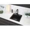 Granitinė kriauklė su maišytuvu 1 dubuo Deante Graphite Matt Zorba