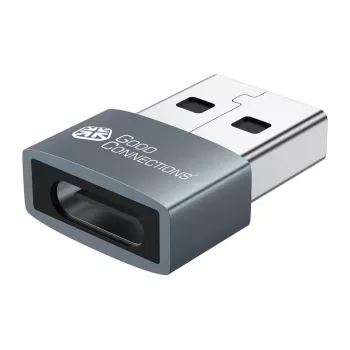 Good Connections USB 2.0 Adapter USB-A vyriškas į USB-C moterišką 10 vnt. pakuotė