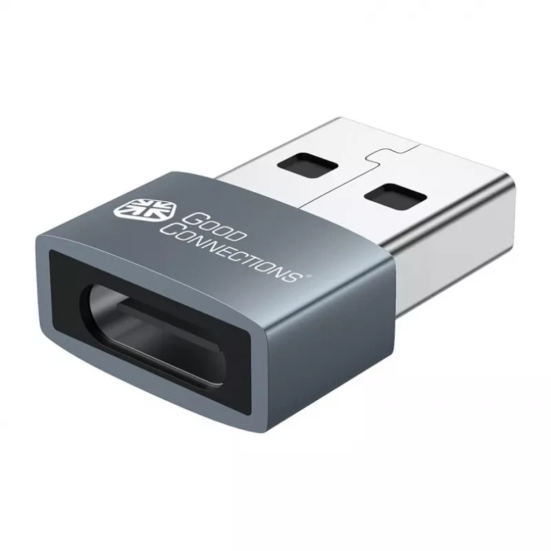 Good Connections USB 2.0 Adapter USB-A vyriškas į USB-C moterišką 10 vnt. pakuotė