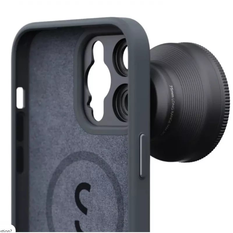 ShiftCam LensUltra Dangtelis su Objektyvo Laikikliu, iPhone 14 Pro Max, MagSafe, Juoda