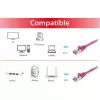 Equip Cat.6 S/FTP Patch Cable RJ-45 (M) to RJ-45 (M) 0,5 m Violet LSZH