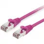 Equip Cat.6 S/FTP Patch Cable RJ-45 (M) to RJ-45 (M) 0,5 m Violet LSZH