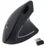 Equip 245110 Vertikali ergonomiška belaidė pelė – dešinei rankai, 2,4 GHz, USB imtuvas, juoda