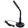 Stalinis mikrofonas Equip 245340 su reguliuojamu kampu, USB jungtimi, juodas