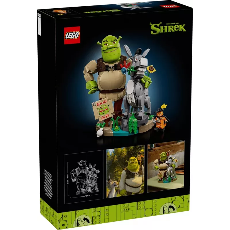 LEGO ICONS 72423 Šrekas, Asiliukas ir Mūzika su Batais