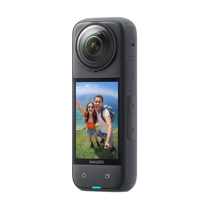 Insta360 X4 Adventure Bundle – 8K 360° kamera su selfie lazda, papildoma baterija ir 64GB kortele