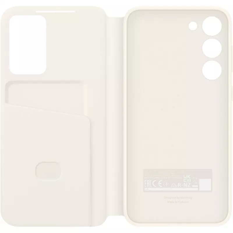 Samsung Smart View Wallet Case, skirta Galaxy S23+, Cream (EF-ZS916CUEGWW)
