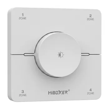 Miboxer Synergy 21 LED Remote Control 2,4GHz Dual White CCT 4 Zones Rotary Panel White (KOS-W)