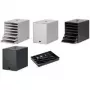 DURABLE IDEALBOX PLUS stalinis stalčių blokas – 7 stalčiai, pilka, C4/A4, polistirolas