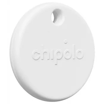 Chipolo POP Universal Finder White - Bluetooth Tracker for Apple Find My & Android, IP55