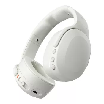 Skullcandy Crusher Evo belaidės ausinės su sensoriniu bosu, Bluetooth 5.0, 40 val. baterija, balta