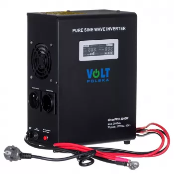 VOLT POLSKA SINUS PRO 2000W 24V gryno sinuso keitiklis/įkroviklis 1400W nuolatinė apkrova
