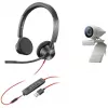 “Poly Studio P5 Kit Personal Video Conferencing System Full HD 80 Degrees 4x Black Grey”