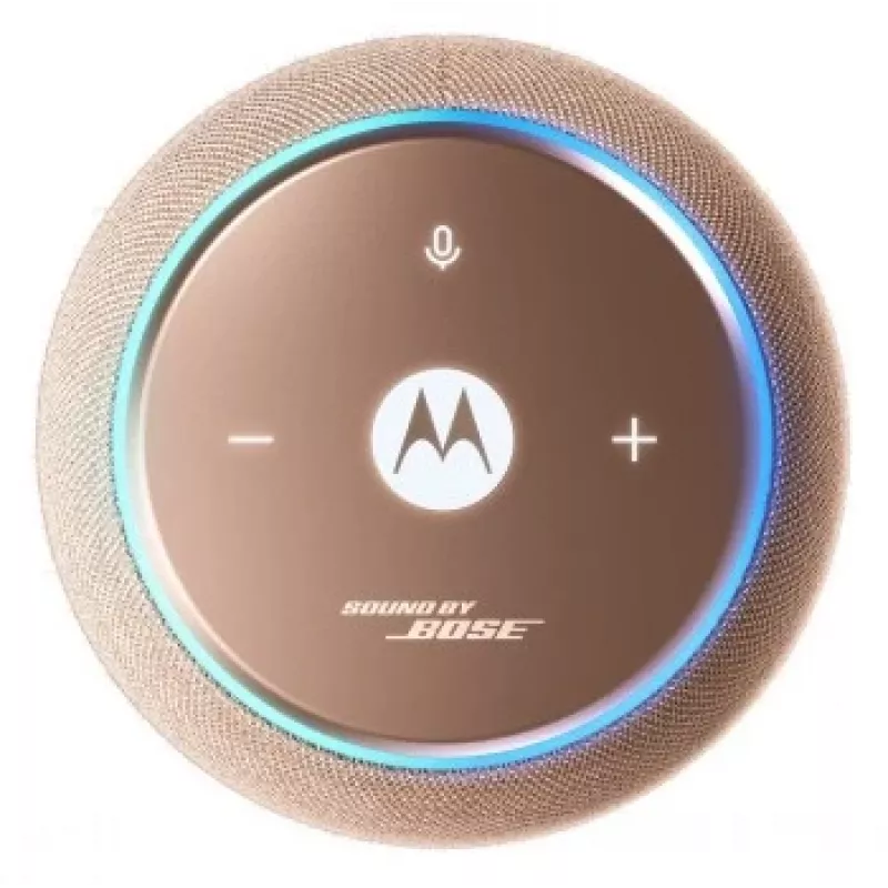Motorola Sound Flow nešiojamas garsiakalbis XT2549-1 30W su Bose garso technologija, Wi-Fi, BT, Airplay2, Google, Spotify, UWB, 6000mAh, IP67, Dock Charging, Warm Taupe