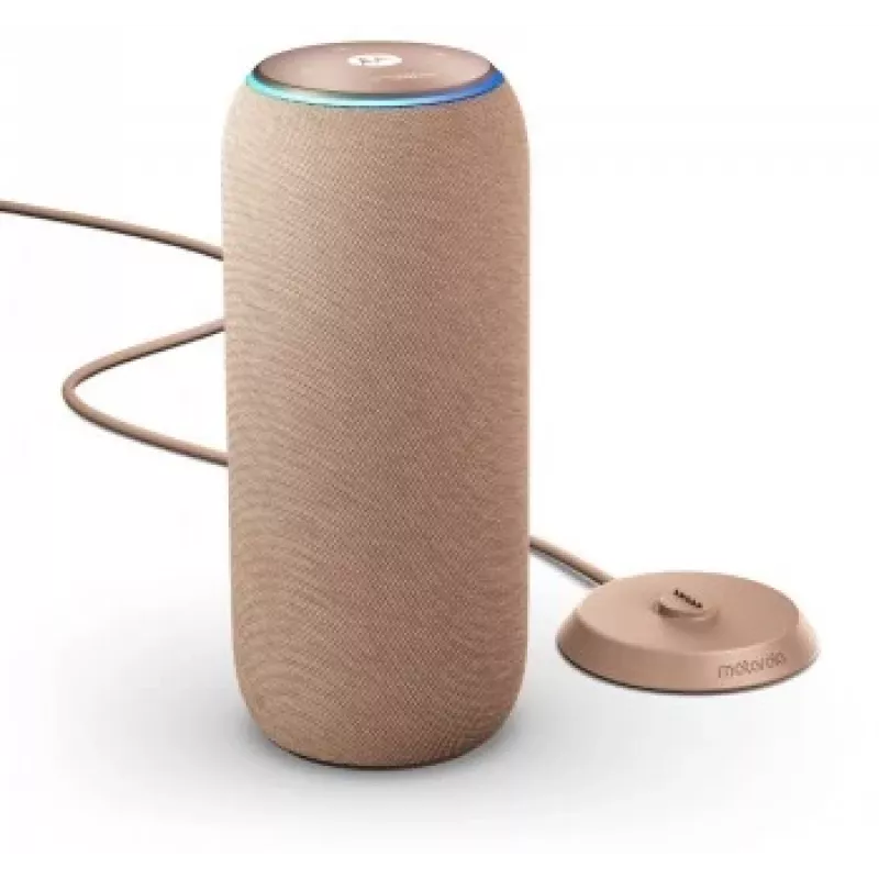 Motorola Sound Flow nešiojamas garsiakalbis XT2549-1 30W su Bose garso technologija, Wi-Fi, BT, Airplay2, Google, Spotify, UWB, 6000mAh, IP67, Dock Charging, Warm Taupe