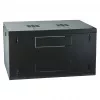 EFB-ELEKTRONIK 19 colių sieninis korpusas 6U, fiksuotas, 1-dalies, RAL 9005 anglies juodas, gylis 450 mm (691706VTS.45)