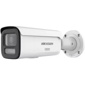 Hikvision DS-2CD2647G3T-LIZSY 4MP ColorVu AcuSense IP kamera, motorizuotas varifokalinis 2.8-12mm, balta