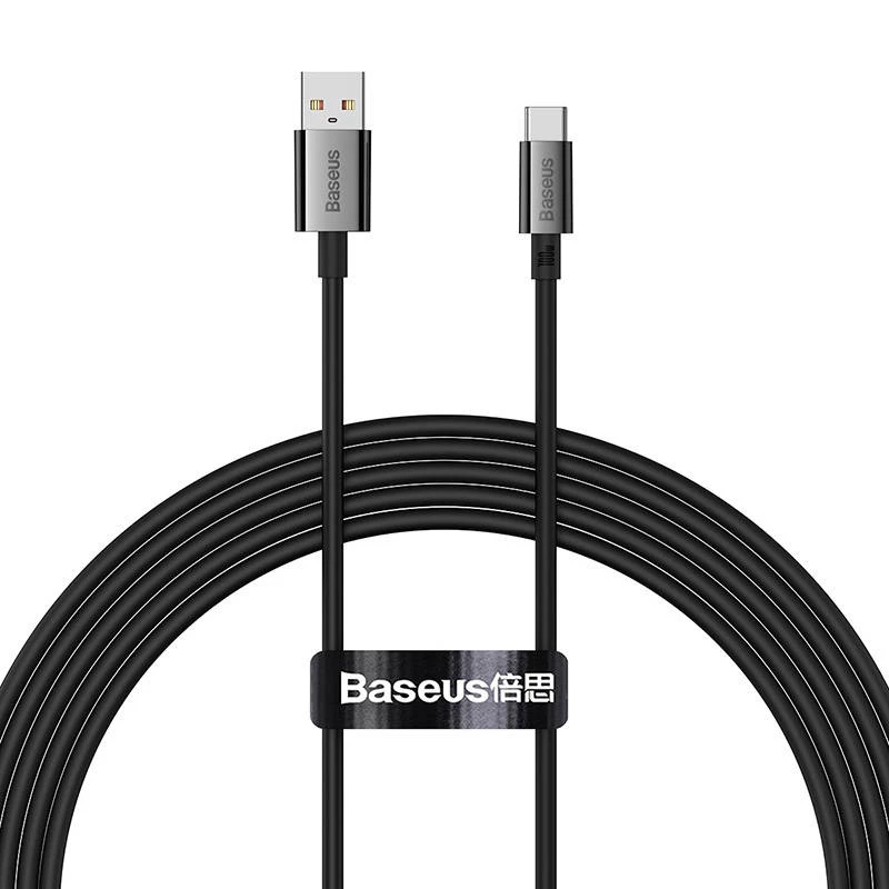 Baseus Superior 100W USB to USB-C laidas 2m juodas