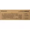 Defender Mirax GK-352 mechaninė žaidimų klaviatūra, Outemu Blue jungikliai, RGB foninis apšvietimas, laidas USB, juoda
