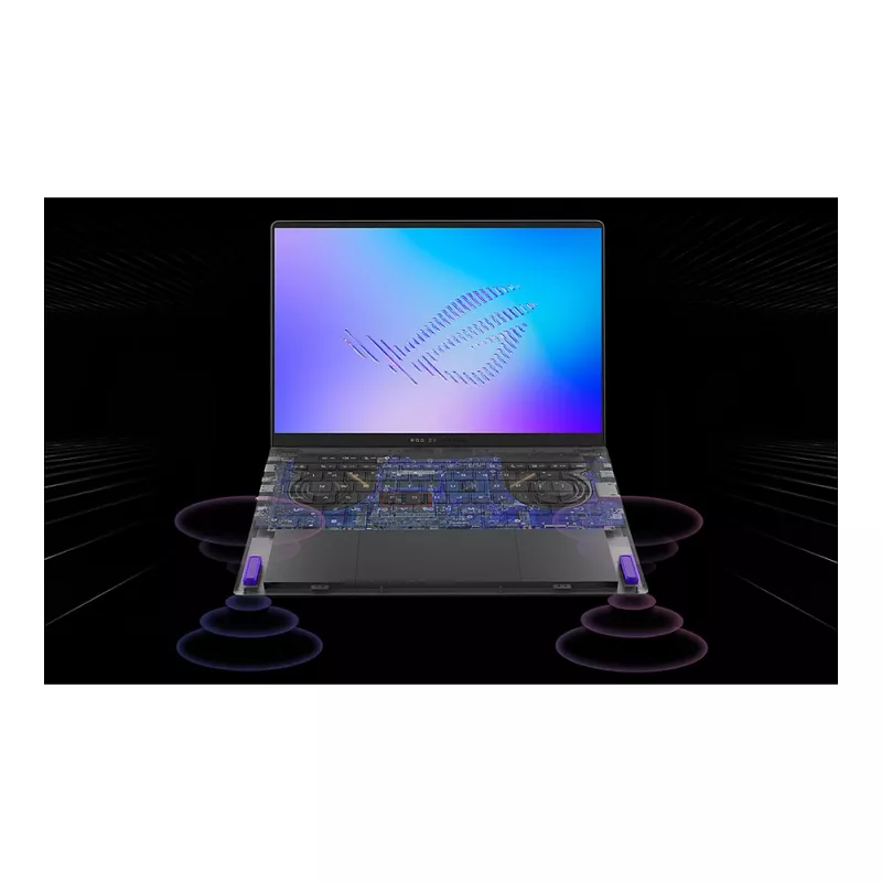 ASUS ROG Zephyrus G14 GU405AR-SY044W žaidimų nešiojamas kompiuteris, 14 colių 3K OLED 120Hz, Intel Core Ultra 9 386H, 64GB LPDDR5x, 2TB SSD, GeForce RTX 5070 Ti 12GB, Windows 11 Home, vokiška QWERTZ klaviatūra