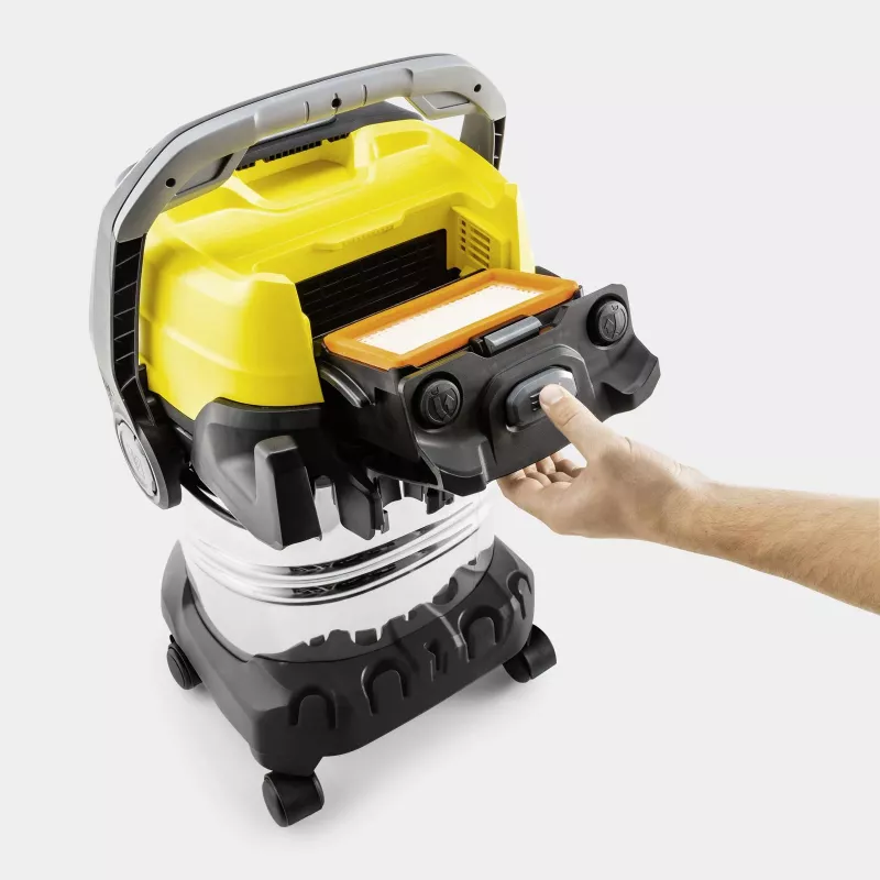 Kärcher WD 7 Control P S 30/6/35/T Šlapias ir sausas siurblys, 1400 W, 30 L, nerūdijantis plienas