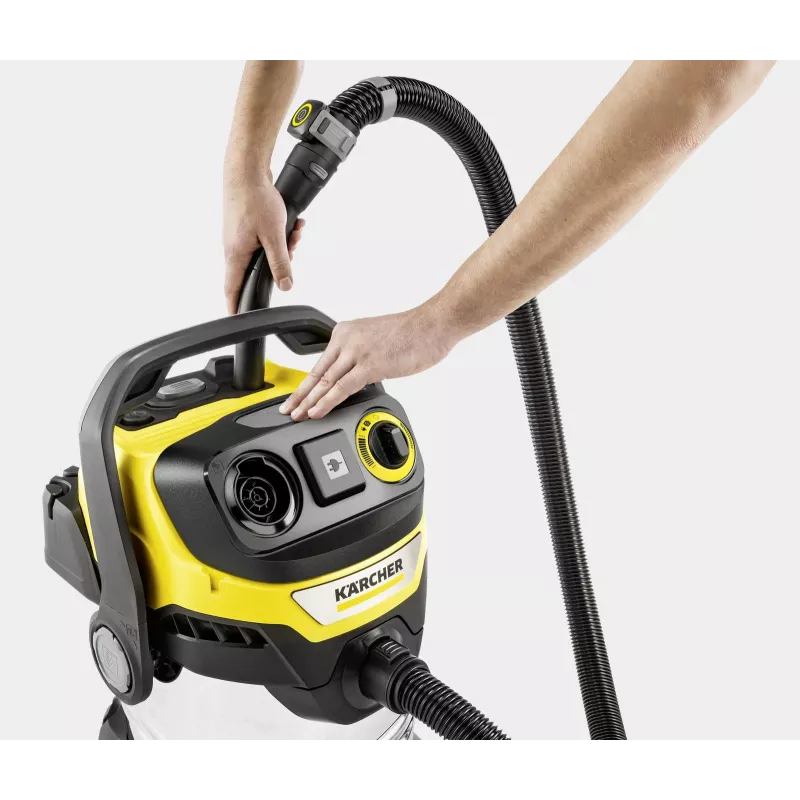 Kärcher WD 7 Control P S 30/6/35/T Šlapias ir sausas siurblys, 1400 W, 30 L, nerūdijantis plienas