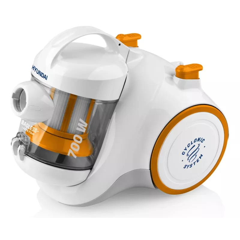 Hyundai Siurblys VC009 - 700W Bekonteinis su HEPA filtru, Raudonas/Juodas