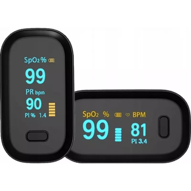 Oromed PULS ORO-OXIMETER BLACK Pulse Oximeter - Fingertip SpO2 Monitor with Color OLED Display