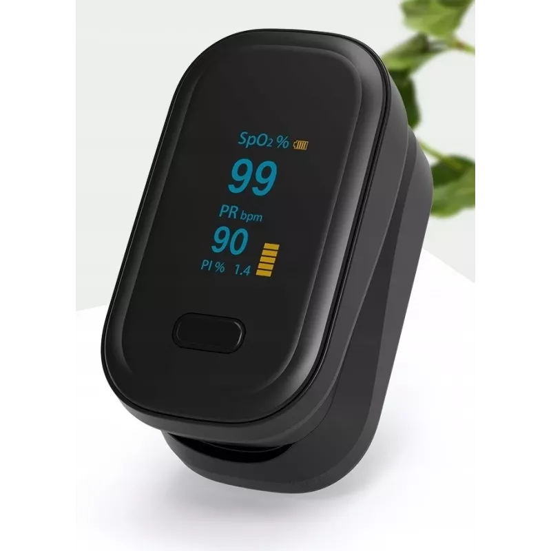 Oromed PULS ORO-OXIMETER BLACK Pulse Oximeter - Fingertip SpO2 Monitor with Color OLED Display
