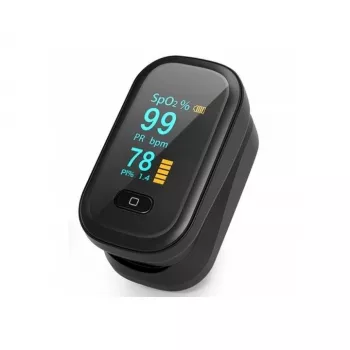 Oromed PULS ORO-OXIMETER BLACK Pulse Oximeter - Fingertip SpO2 Monitor with Color OLED Display