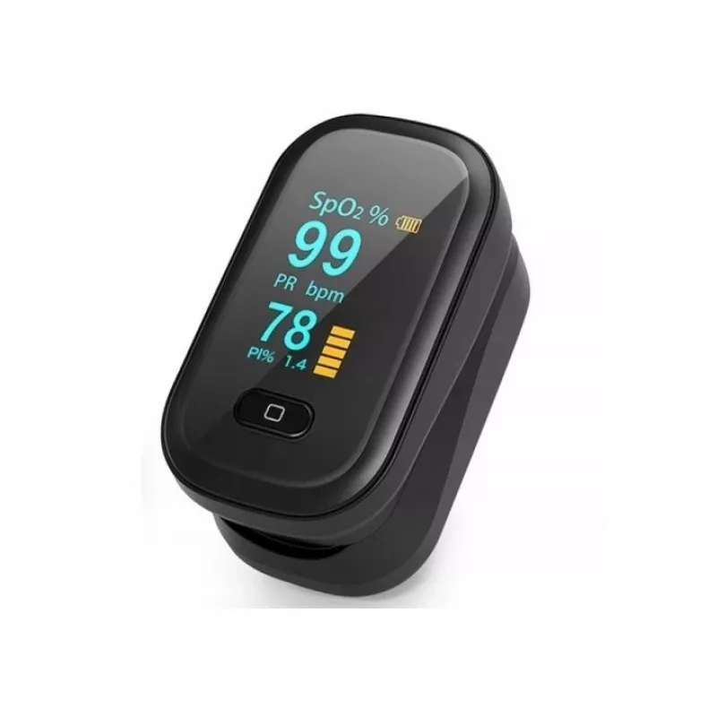 Oromed PULS ORO-OXIMETER BLACK Pulse Oximeter - Fingertip SpO2 Monitor with Color OLED Display