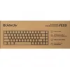 Defender VEXX GK-084 mechaninė žaidimų klaviatūra, 75% išdėstymas, Outemu Red jungikliai, balta