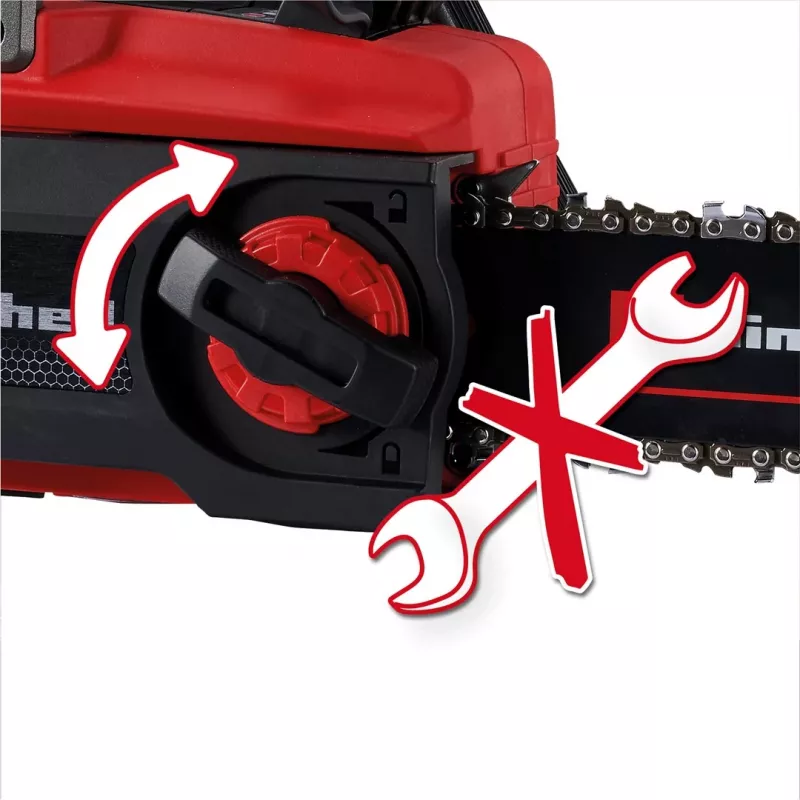 Einhell GE-LC 18/25 Li BL-Solo belaidis grandininis pjūklas, bešepetinis variklis, 250 mm padanga, minkšta rankena, Power X-Change (4600070)