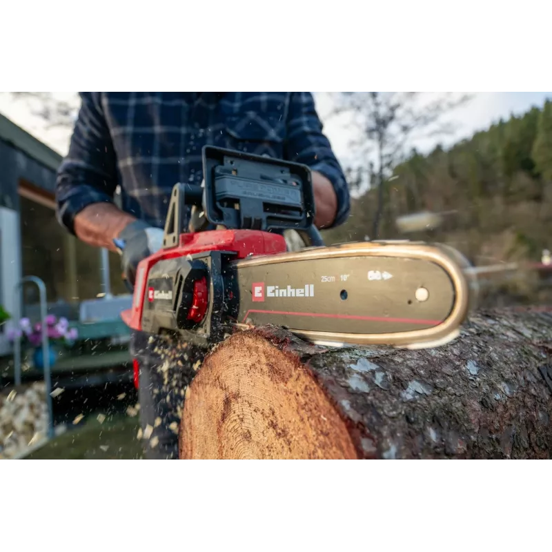 Einhell GE-LC 18/25 Li BL-Solo belaidis grandininis pjūklas, bešepetinis variklis, 250 mm padanga, minkšta rankena, Power X-Change (4600070)