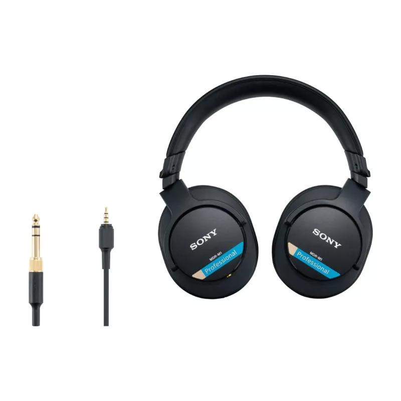 Sony MDR-M1 uždaros studijinės ausinės – juodos