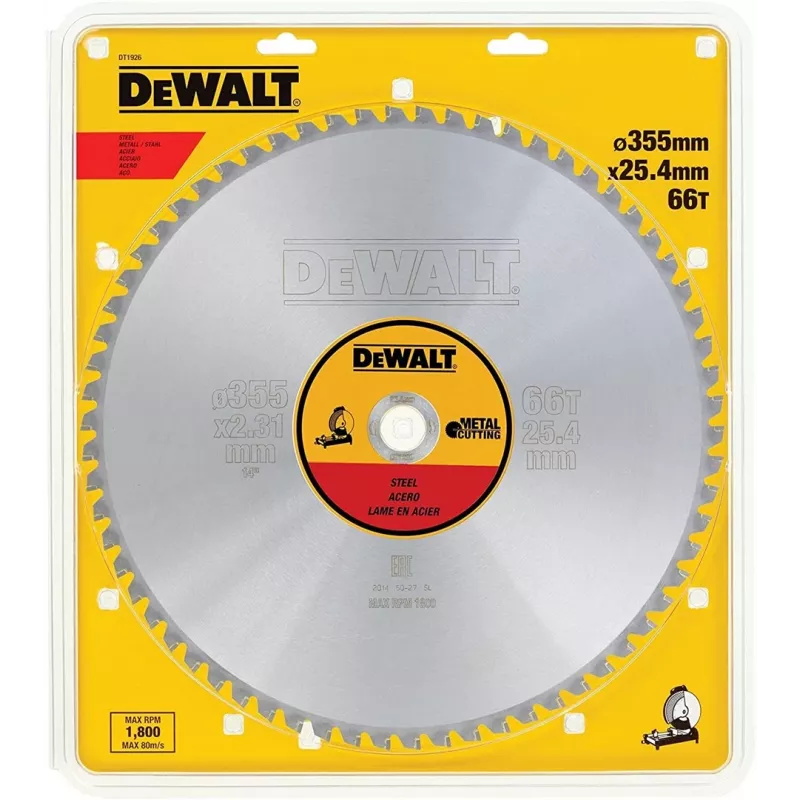 DEWALT DT1926-QZ Extreme Framing pjūklo diskas 190mm 24T TCT